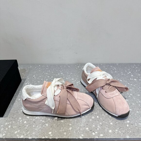 Onitsuka Tiger Pink Double-Strap Sneakers - Picture 3 of 9
